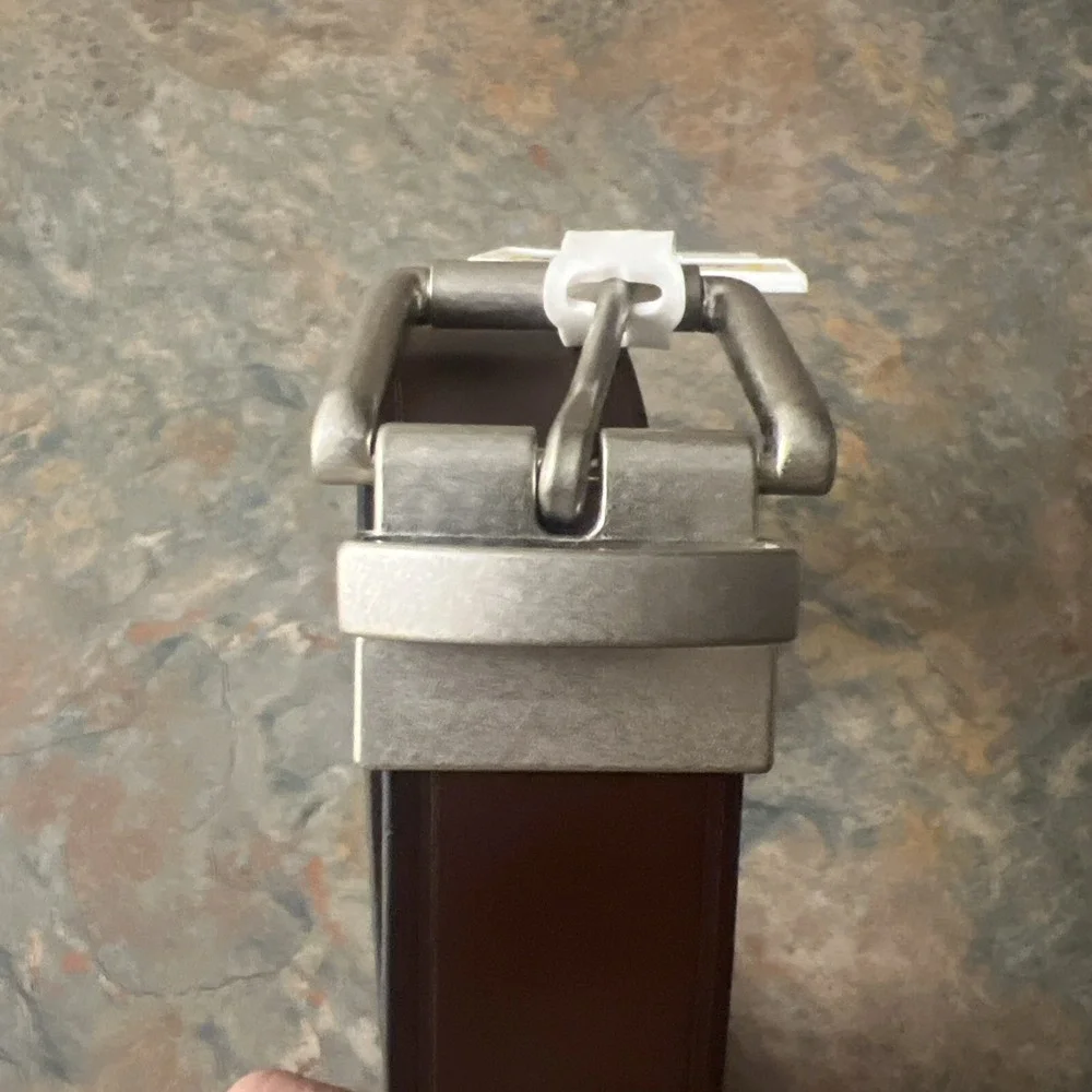 Goodfellow men's brown dress belt‎ large NWT